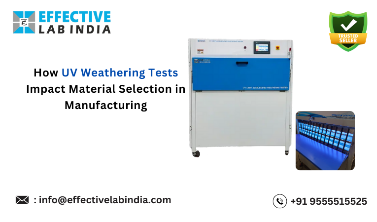 How uv weathering tests impact material selection in manufacturing